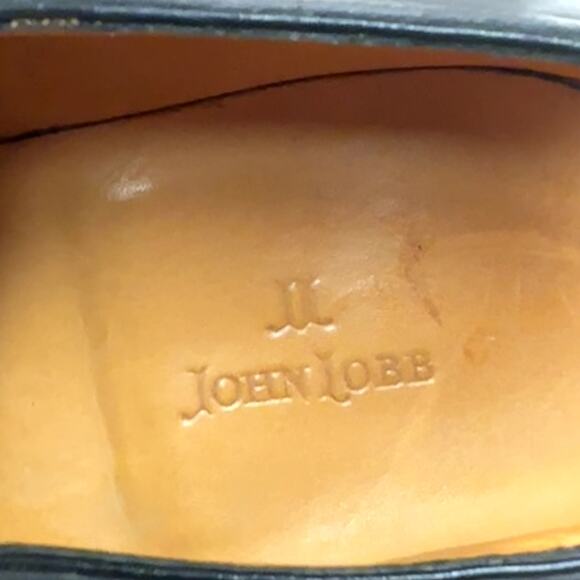 EXCELLENT John Lobb Clements Black Single Monk Made in Paris UK 9 / US 10 - Picture 10 of 13